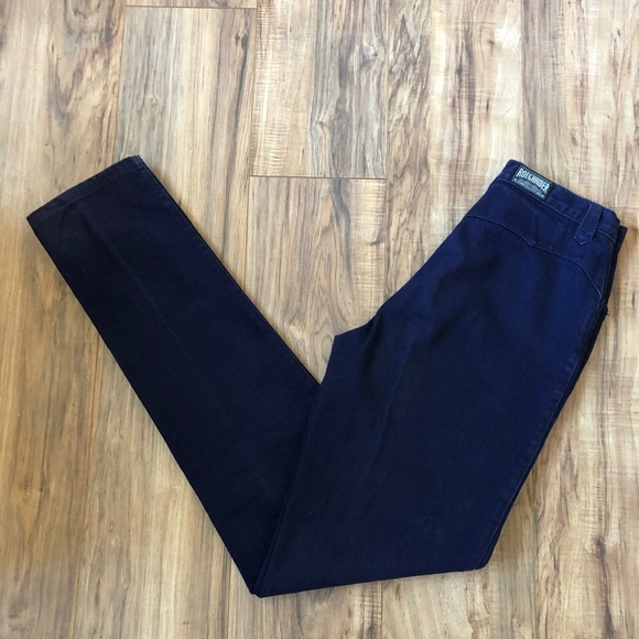 💥 HOLY RETRO High Waisted Rough Rider Jeans XLONG - Picture 1 of 5